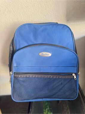 ResMed Royal Blue Men's Backpack with Front Mesh Pocket